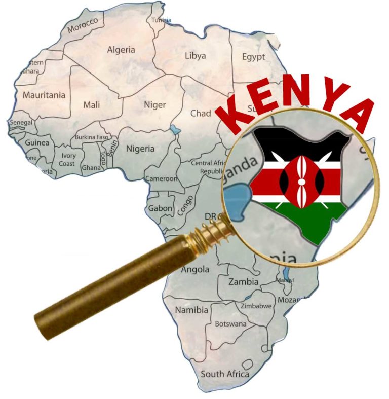 Kenya map